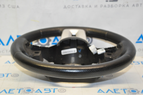 Naked steering wheel Dodge Durango 11-13 leather black, for cruise, without buttons, with pads, heated, scratches, bumps