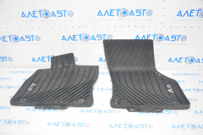 Set of floor mats for Audi A3 8V 15-20 rubber, black