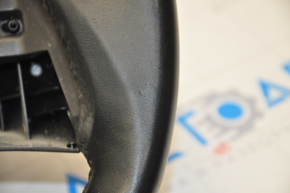 Naked steering wheel Lexus RX350 RX450h 10-12 prerest leather black with wood, no buttons, scratches