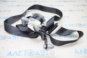 Driver's seat belt Subaru Forester 14-18 SJ black, without tensioner, blown