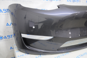 Tesla Model Y 20 bare front bumper - for 6 parking sensors, graphite