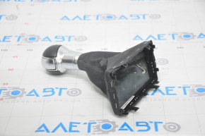 Gear knob Audi A3 8V 15-20 S-tronic black stitching, scuffs