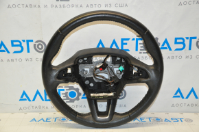 Naked steering wheel Ford Focus mk3 15-18 rest, under petals, black leather, scratches