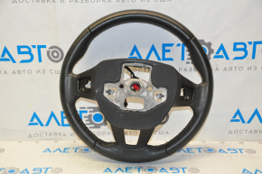 Naked steering wheel Ford Focus mk3 15-18 rest, under petals, black leather, scratches