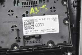 Audi A3 8V 15-17 MMI control panel under start-stop