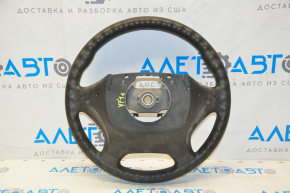 Naked steering wheel Hyundai Sonata 11-15 rubber black, without buttons and pads, broken mount