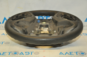 Naked steering wheel Hyundai Sonata 11-15 rubber black, without buttons and pads, broken mount