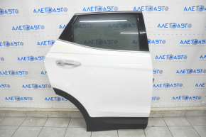 Door assembly rear right Hyundai Santa FE Sport 13-18 white SWP, bumpers