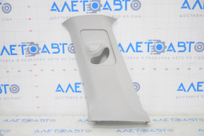 Center pillar trim upper belt left Tesla Model Y 20- gray