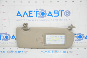 Right visor Hyundai Santa FE Sport 13-18 beige