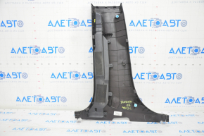 Center pillar trim lower right Hyundai Santa FE Sport 13-18 dark brown, scratches