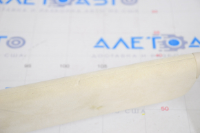 Left visor Tesla Model X 16-21 Alcantara beige, chemically treated, dented