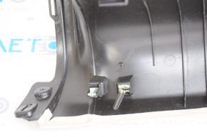 Upper right rear pillar trim Tesla Model X 16-21 type 2, Alcantara beige, broken crepe, chemically treated