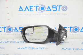 Side mirror left Hyundai Santa FE Sport 17-18 rest, 6 pins, turn signal, white+black