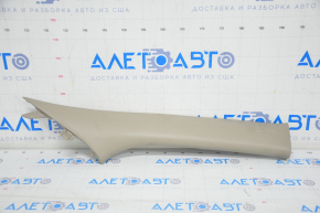 Front pillar trim upper right Hyundai Santa FE Sport 13-18 beige, plastic turned white