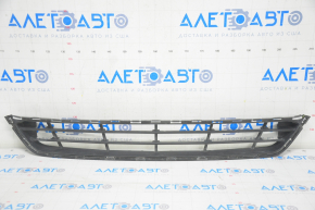 Lower grille of front bumper Hyundai Santa FE Sport 17-18 rest USA, without radar, structure, break of fastening