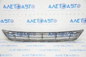 Lower grille of front bumper Hyundai Santa FE Sport 17-18 rest USA, without radar, structure, break of fastening