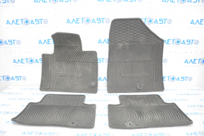 Set of interior mats Hyundai Santa FE Sport 13-18 rubber black