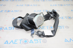 Seat belt rear left 3 row Acura MDX 14-20 dark gray with gray fastener
