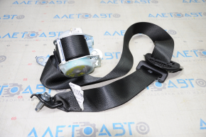 Seat belt rear right 3 row Acura MDX 14-20 dark gray with black fastener
