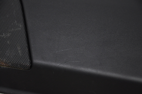 Door trim card front right Tesla Model Y 20 - black leather, without backlight, with suede insert with window lift control with door opening button, scratches