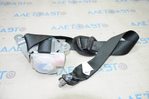 Seat belt rear left Acura MDX 14-20 dark gray with black fastener