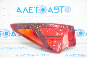 Light outer wing left Hyundai Santa FE Sport 17-18 rest, halogen, chip, scratches