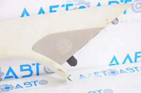 Front pillar trim left Tesla Model X 16-21 Alcantara beige, under chemical, broken crepe