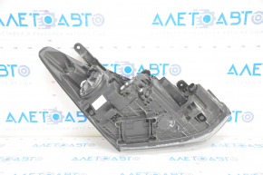 Headlight front left Hyundai Santa FE Sport 17-18 rest usa halogen, spiderweb on glass, sand