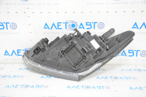 Headlight front right Hyundai Santa FE Sport 17-18 rest usa halogen, spiderweb on glass, sand