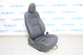 Passenger seat Tesla Model Y 20- with airbag, electric, leather black, heated, forward-backward motor does not work
