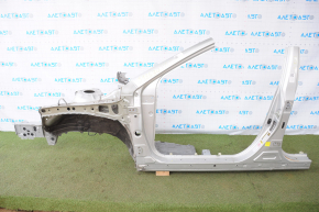 Front quarter left Toyota Camry v50 12-14 usa silver, with central pillar