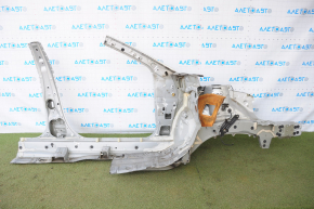 Front quarter left Toyota Camry v50 12-14 usa silver, with central pillar