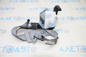 Rear left seat belt Honda Accord 13-17 gray, dry cleanable