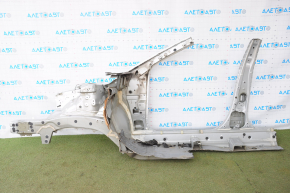 Front right quarter Toyota Camry v50 12-14 usa silver, with central pillar