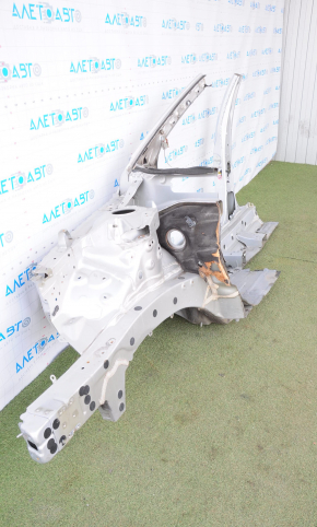 Front right quarter Toyota Camry v50 12-14 usa silver, with central pillar