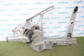 Front quarter right Ford C-max MK2 13-18 silver, with central pillar