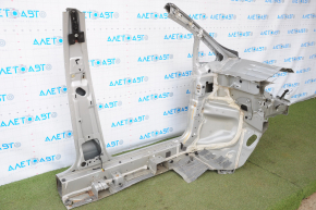 Front quarter left Ford C-max MK2 13-18 silver, with central pillar