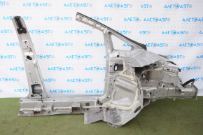 Front quarter left Ford C-max MK2 13-18 silver, with central pillar