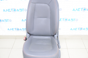 Driver's seat Chevrolet Bolt 17- with airbag, dark gray leather, mechanical, heating, cotton wool under chemical treatment