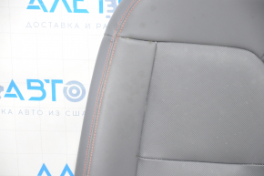 Driver's seat Chevrolet Bolt 17- with airbag, dark gray leather, mechanical, heating, cotton wool under chemical treatment