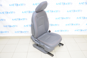 Chevrolet Bolt 17 passenger seat with airbag, dark gray leather, mechanical, heated, cotton wool under chemical treatment