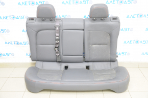 Rear row of seats 2nd row Chevrolet Bolt 17 - dark gray leather, heated, water damage under chemical