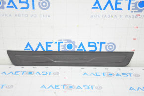 Door sill trim front left outer Hyundai Santa FE Sport 13-18 dark brown