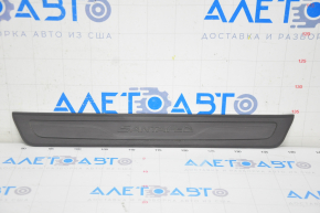 Door sill trim front right outer Hyundai Santa FE Sport 13-18 dark brown