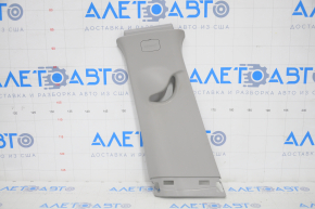 Center pillar trim upper belt left Chevrolet Bolt 17- gray, worn