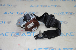 Rear left seat belt for Chevrolet Malibu 16-21, black