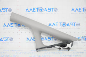 Front pillar trim left Chevrolet Bolt 17-21 gray with dark gray insert