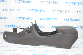 Central console with armrest Hyundai Santa FE Sport 17-18 rest, black, scratches