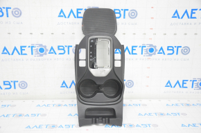 Overlay on the center console cup holder Hyundai Santa FE Sport 17-18 rest, black, heated, peeling paint